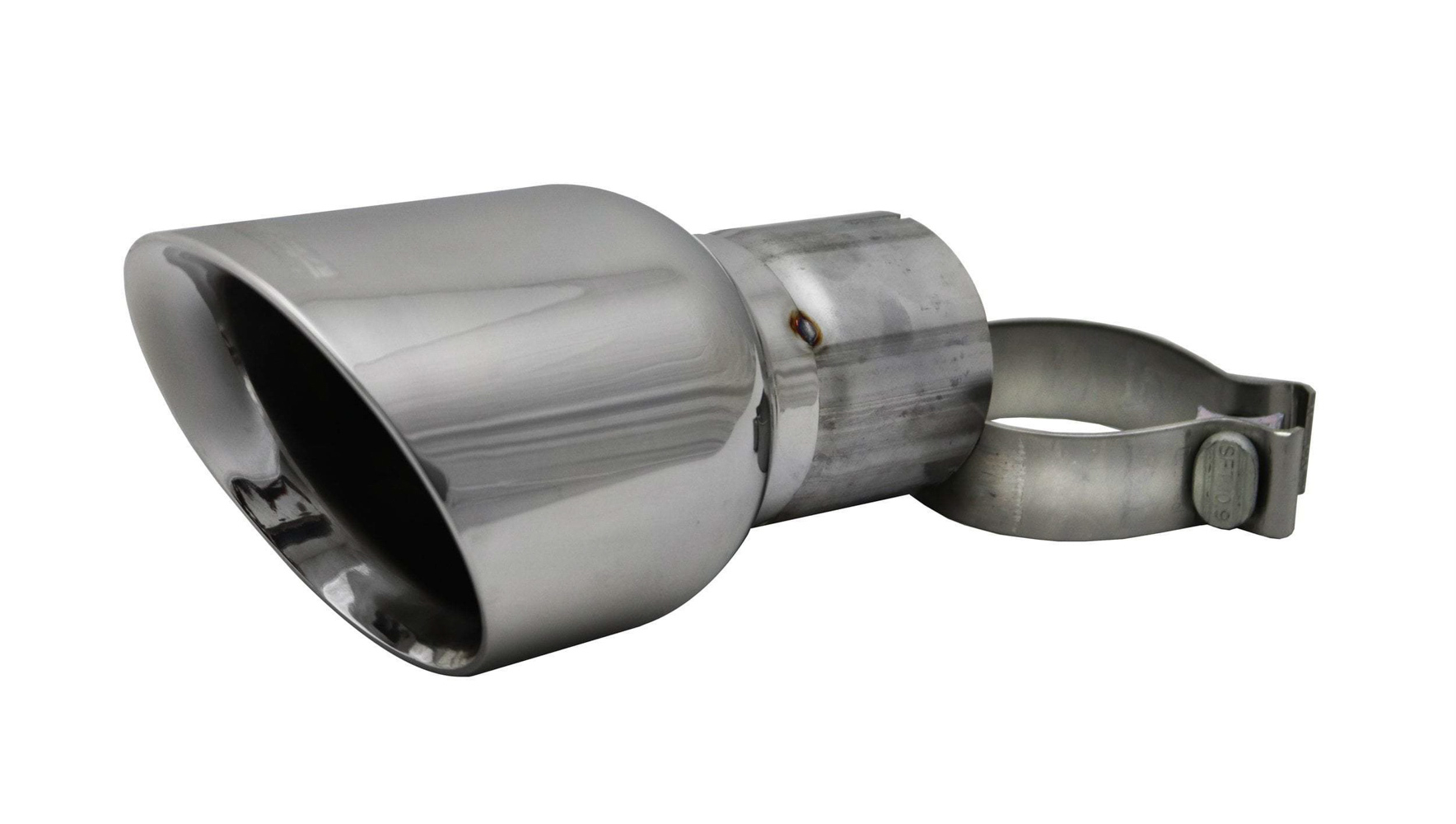 CORSA PERFORMANCE Exhaust Tip Pro-Series Clamp On 4-1/2 in Round Outlet Dual Wal