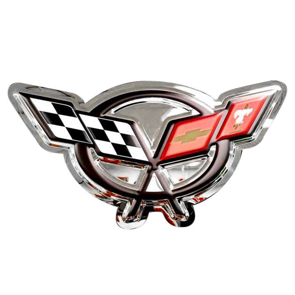 C5 Corvette Emblem Sign 1997 - 2004 Stainless Steel