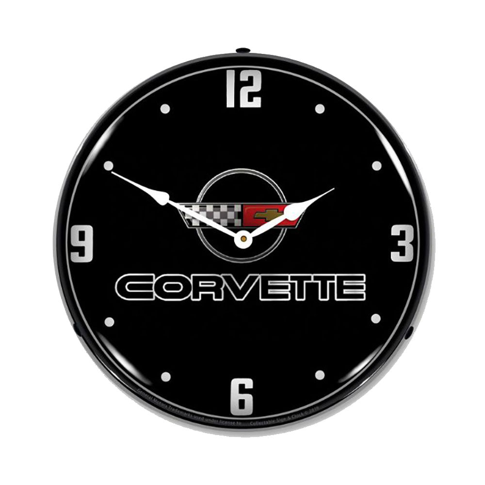 C4 Corvette LED Clock 14"