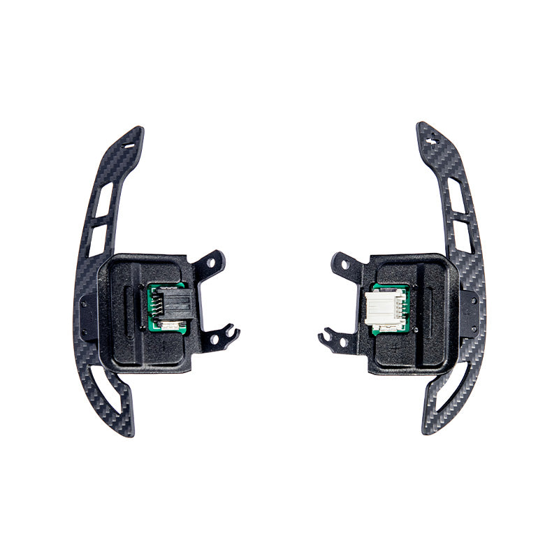 2020-Up Corvette C8 Steering Wheel Magnetic Paddle Shifter Pair Carbon Fiber