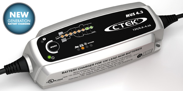 CTEK MUS 4.3 Battery Tender / Charger, Corvette, Camaro and others