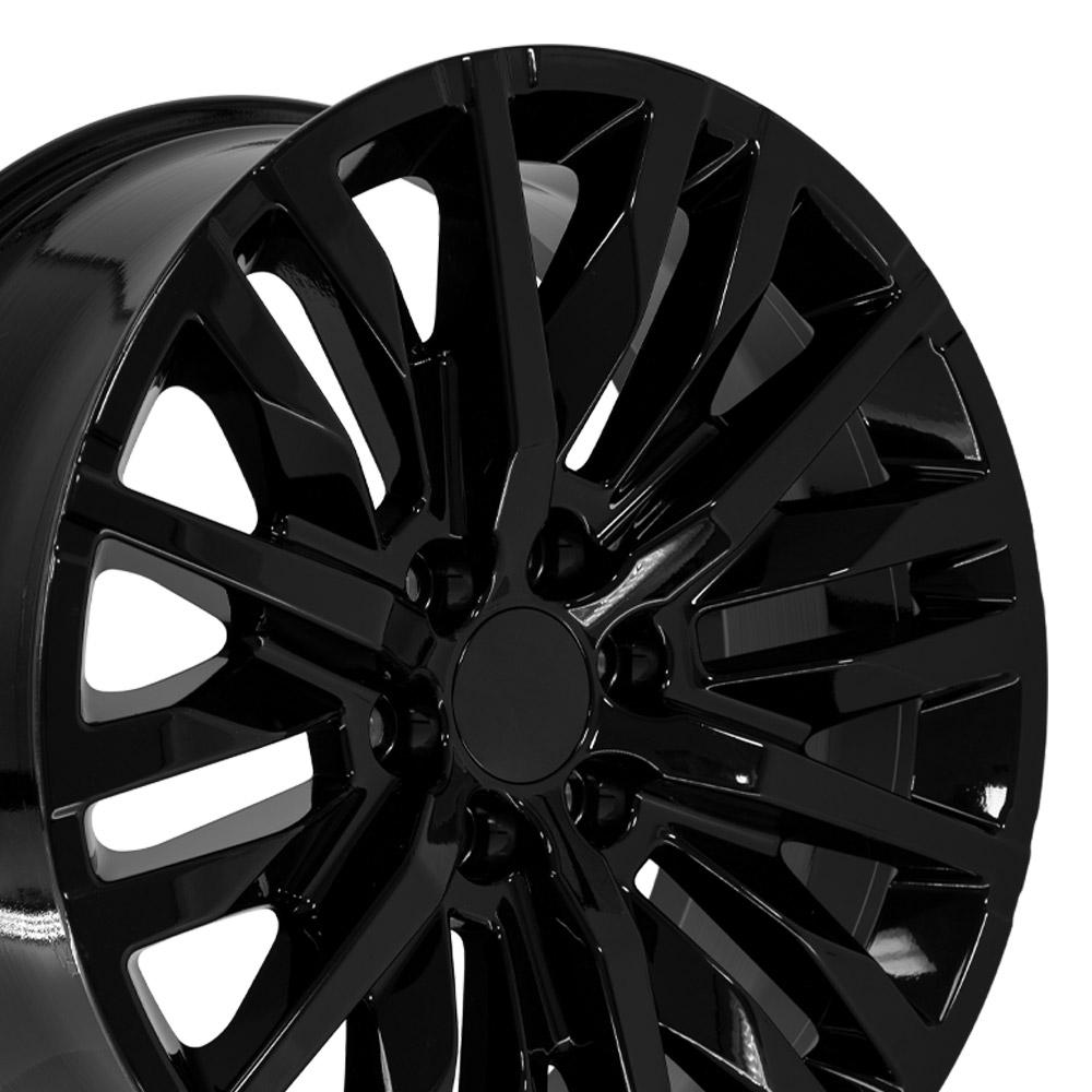22" Replica CV33 fits GMC Sierra 1500 22x9 Gloss Black