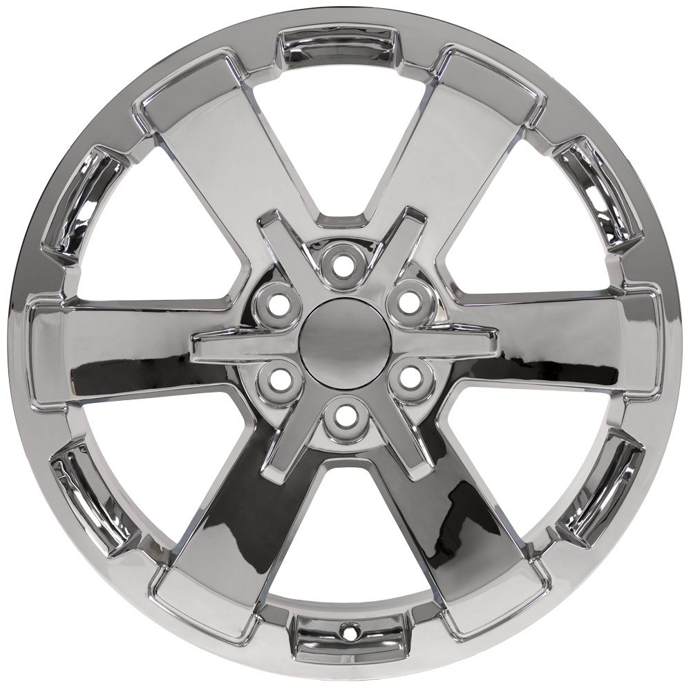 22" Replica Wheel fits Chevy Silverado,  CV41 Chrome 22x9