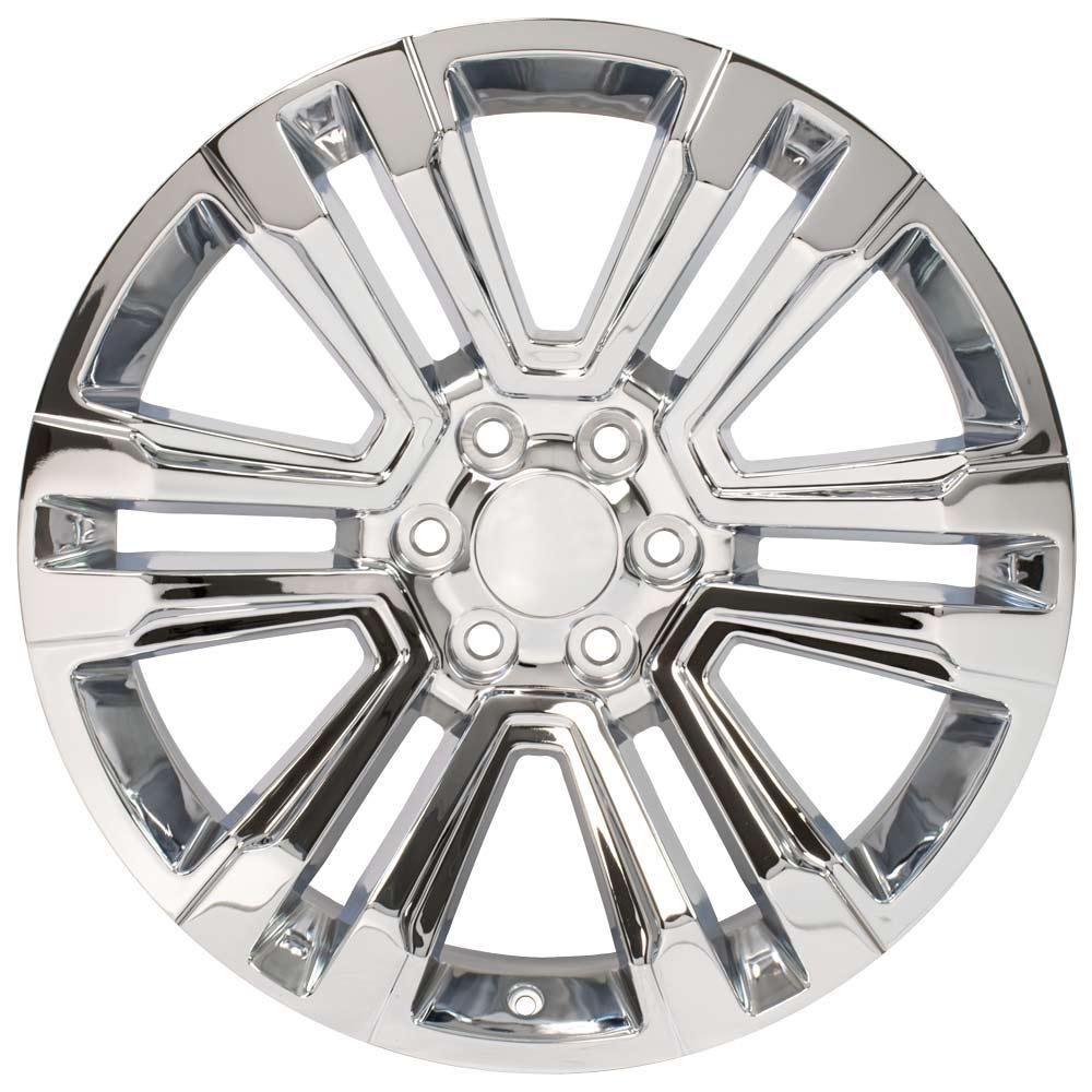 22" fits GMC,  Denali Replica Wheel,  Chrome 22x9