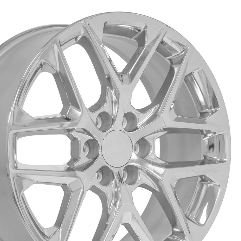 22" Replica CV62 fits Chevrolet Silverado 22x9 Chrome