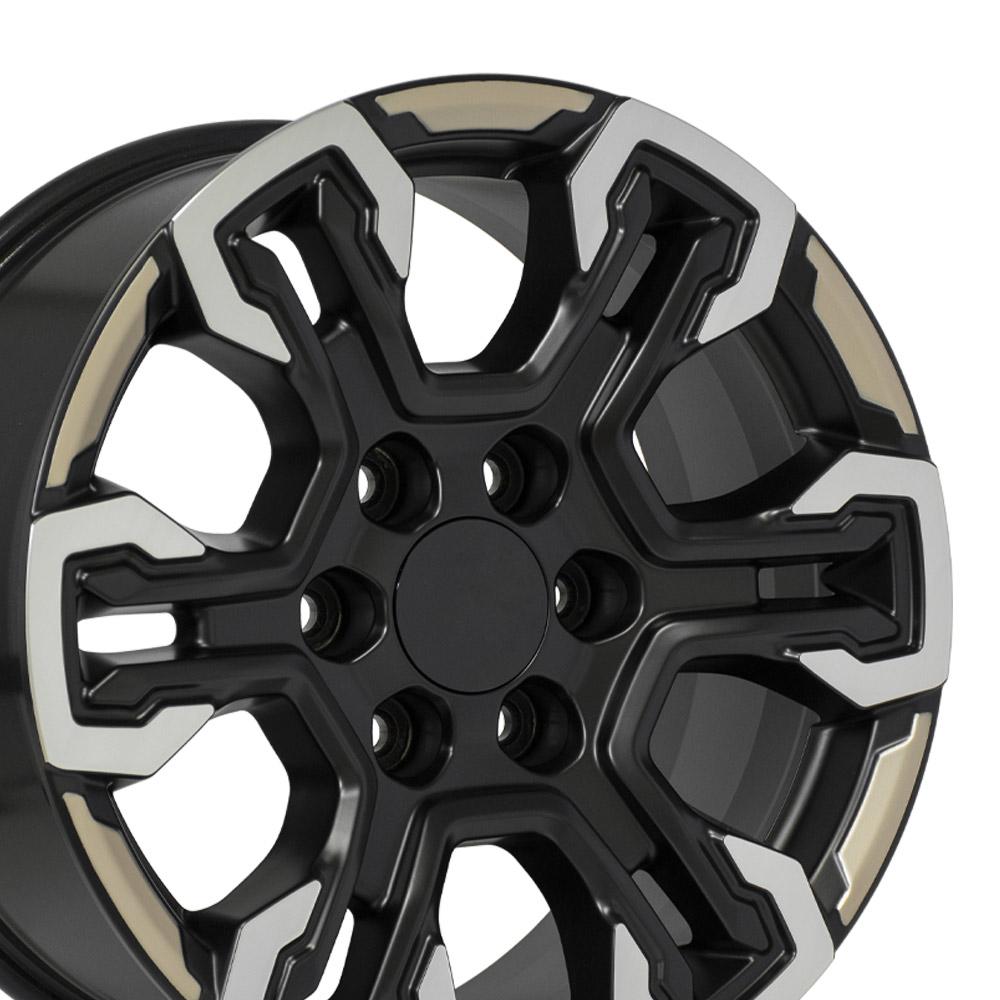 18" Replica CV65 fits Chevrolet Silverado 18x8.5 Gloss Black