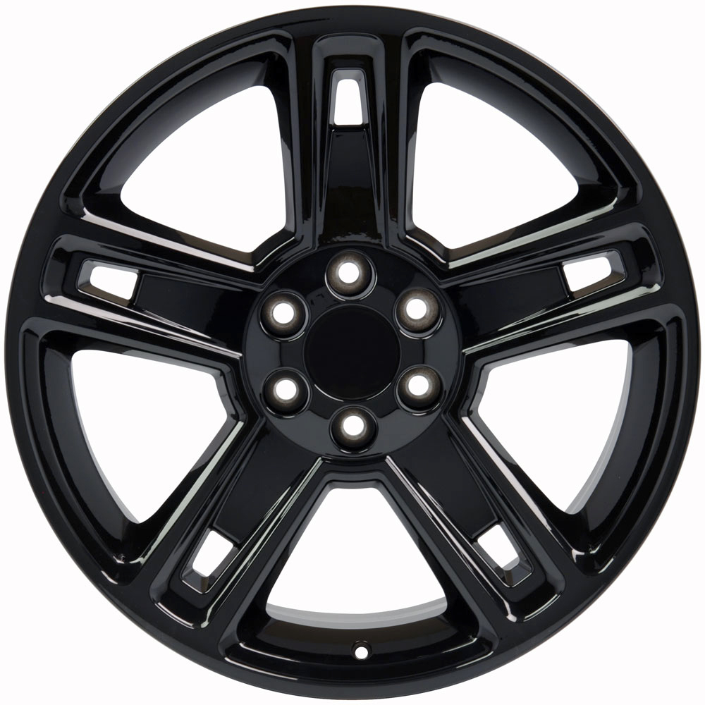 22" fits Chevrolet,  Silverado Replica Wheel,  Black 22x9