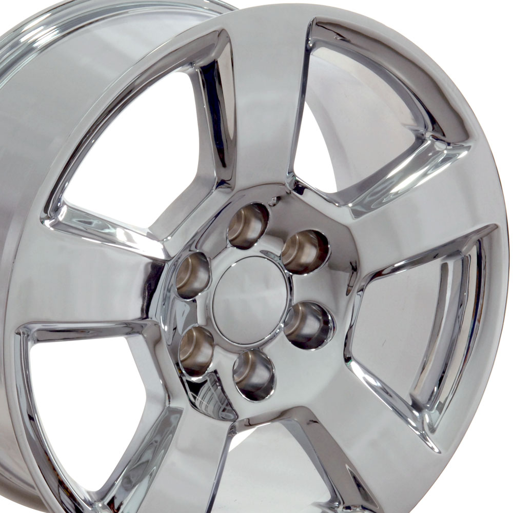 20" Replica Wheel fits Chevy Tahoe,  CV76 Chrome 20x9