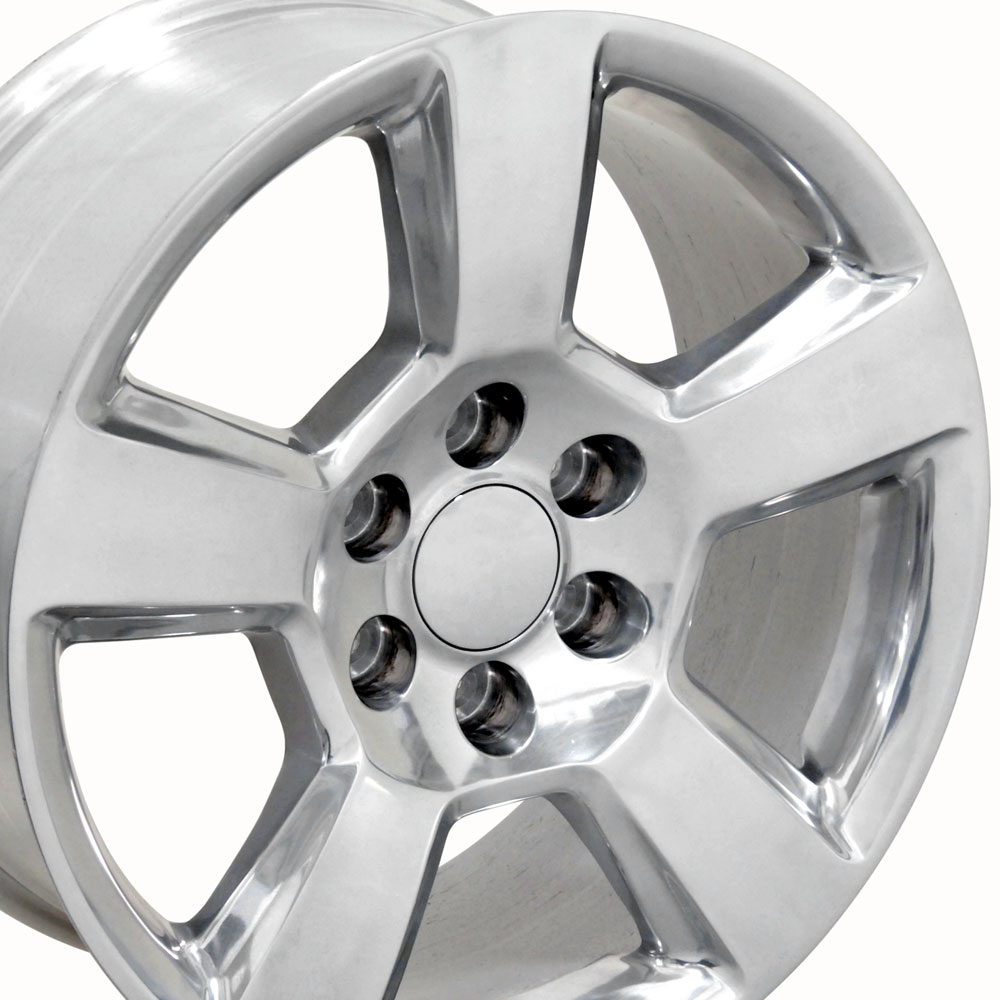 20" Replica Wheel fits Chevy Tahoe,  CV76 Polished 20x9