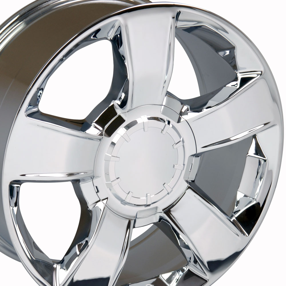20" Replica Wheel fits Chevy Tahoe,  CV79 Chrome 20x8.5