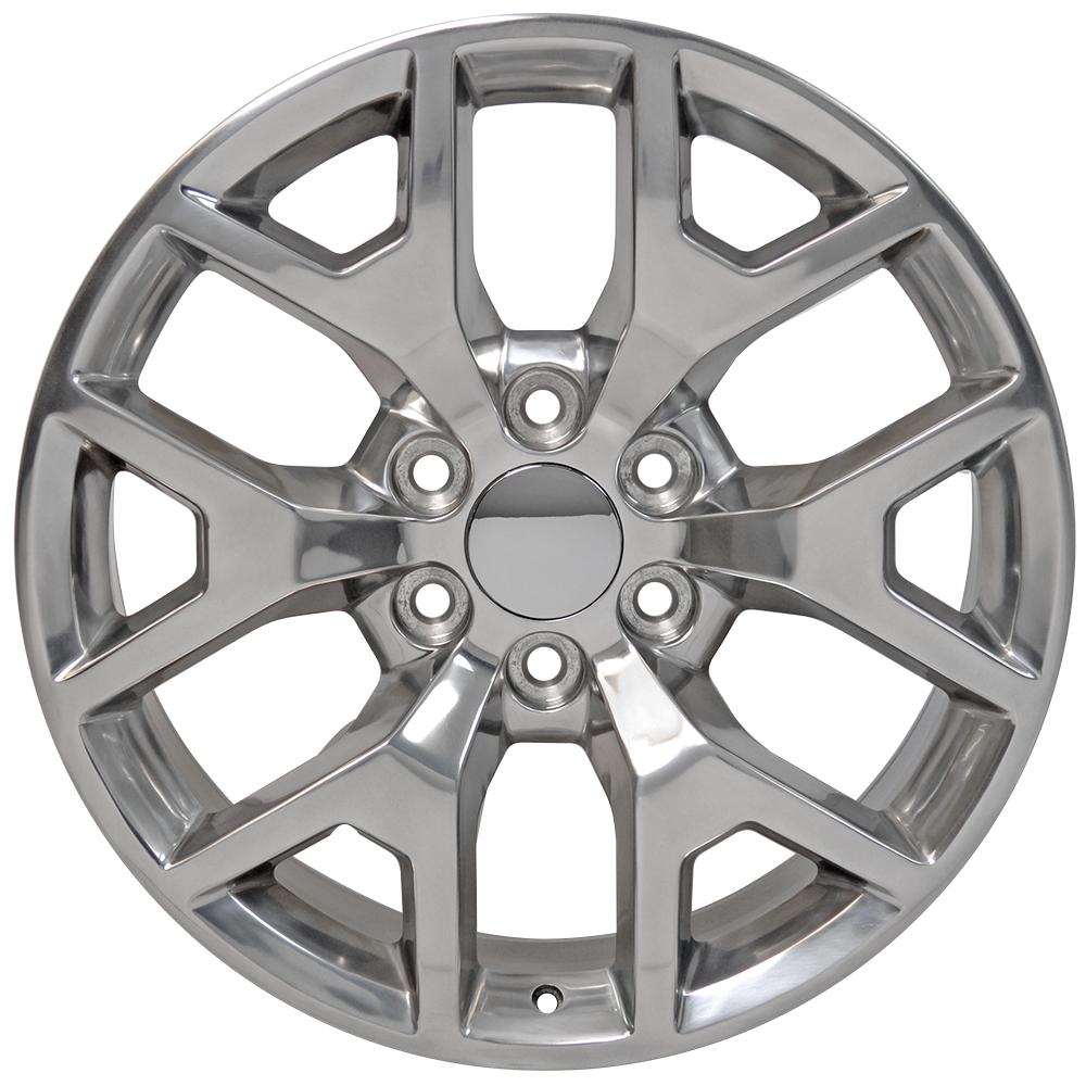 20" fits GMC,  Sierra Replica Wheel,  Polished 20x9