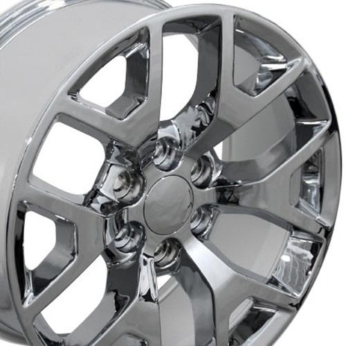 22" Replica Wheel fits GMC Sierra,  CV92 Chrome 22x9