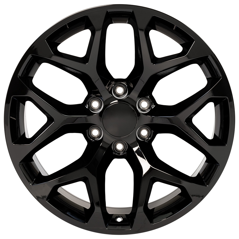 20" Replica Wheel fits GMC Sierra,  CV98 Black 20x9