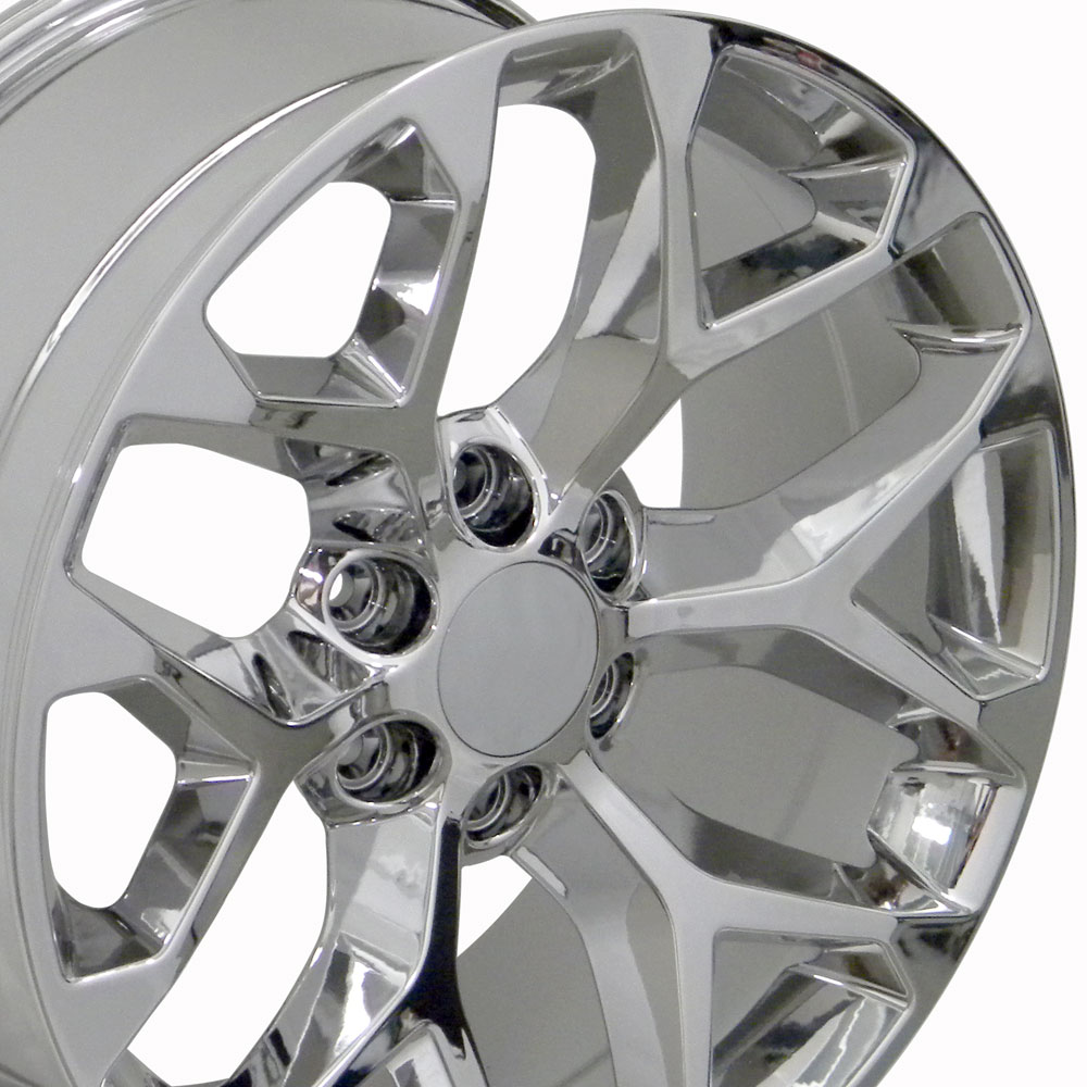 20" Replica Wheel fits GMC Sierra,  CV98 Chrome 20x9