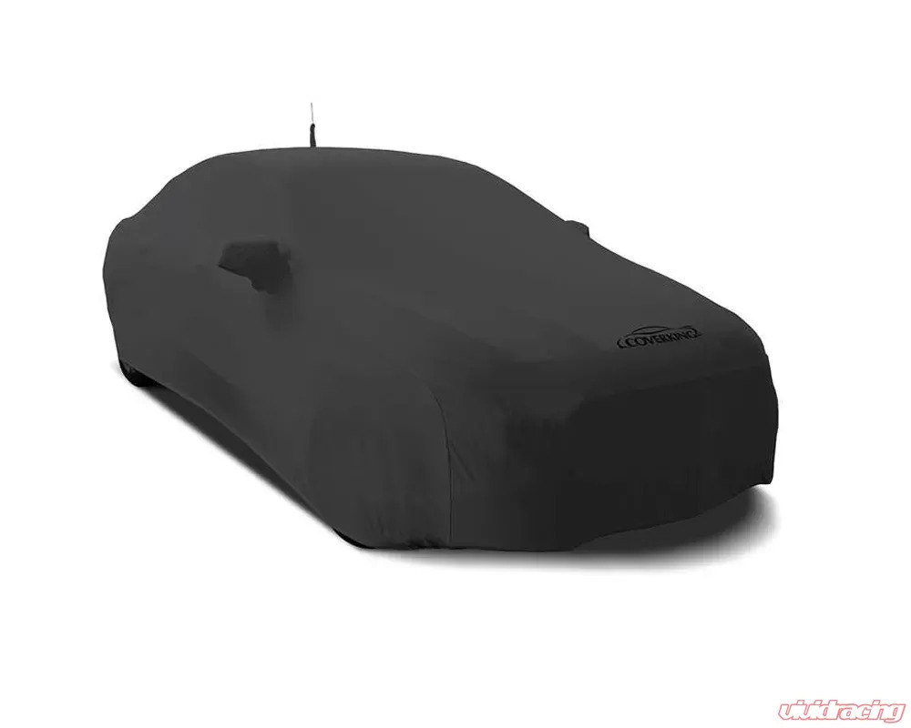 Coverking CVC3SS78 Coverking Satin Stretch Dark Gray Class 3 Custom Car Cover Chevrolet Corvette C8 Stingray 2020-2024