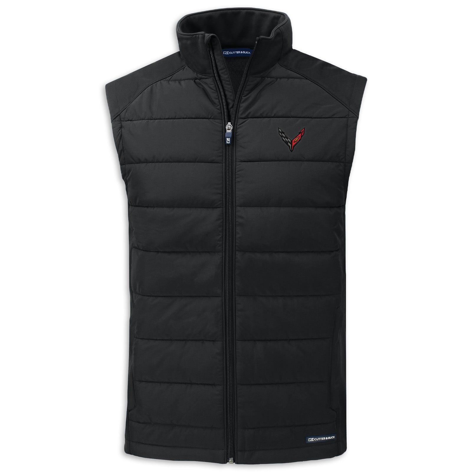 C8 Corvette Men's Soft Shell Vest - Black