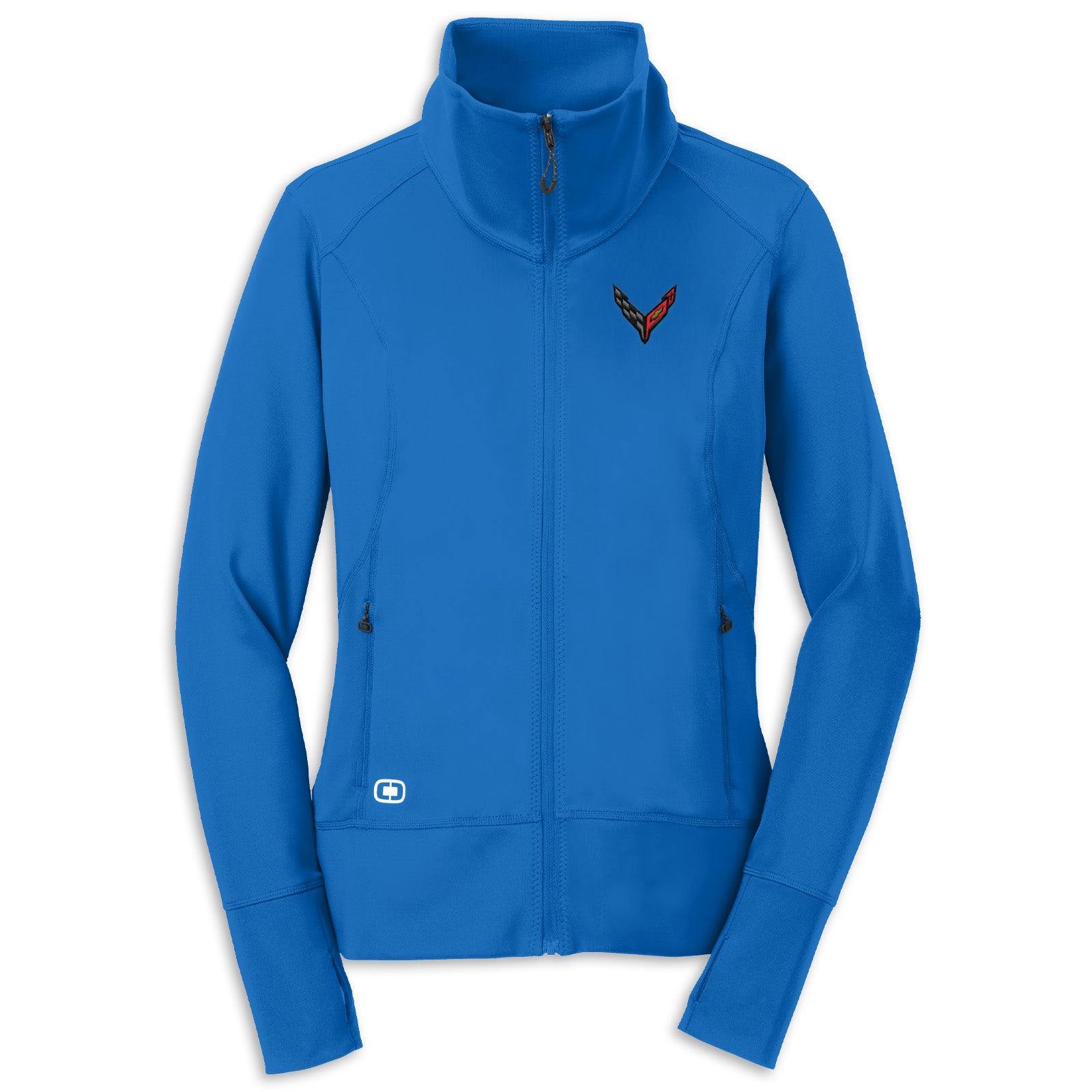 C8 Corvette Women's OGIO Full-Zip Fleece Electric Blue