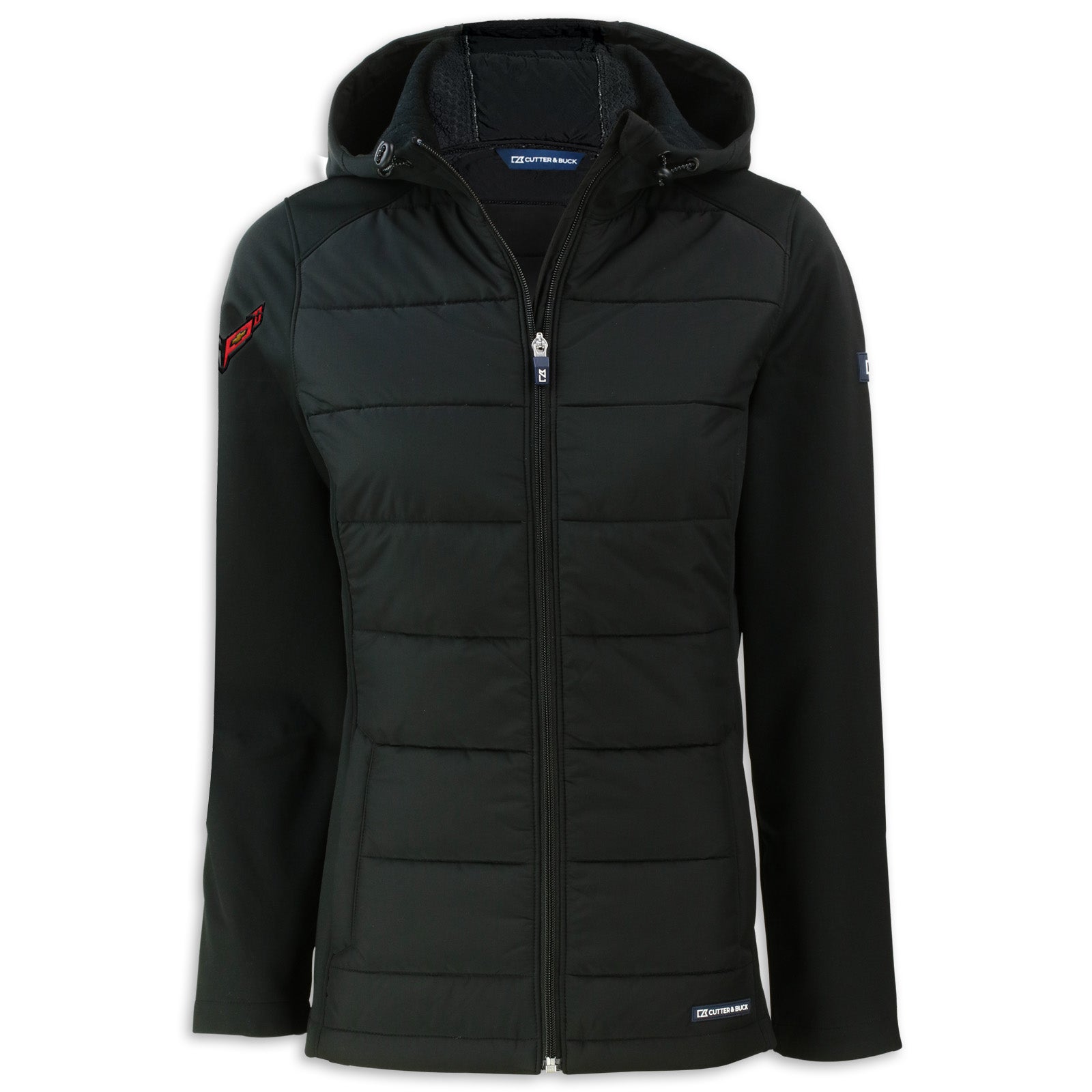 C8 Corvette Women's Evoke Softshell Jacket Black