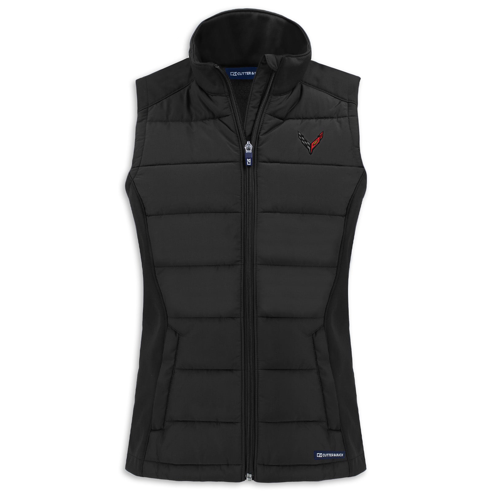 C8 Corvette Women's Soft Shell Vest - Black