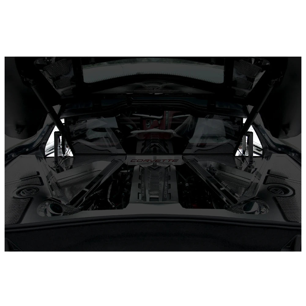 C8 Corvette Rear Window Accents Stainless Steel