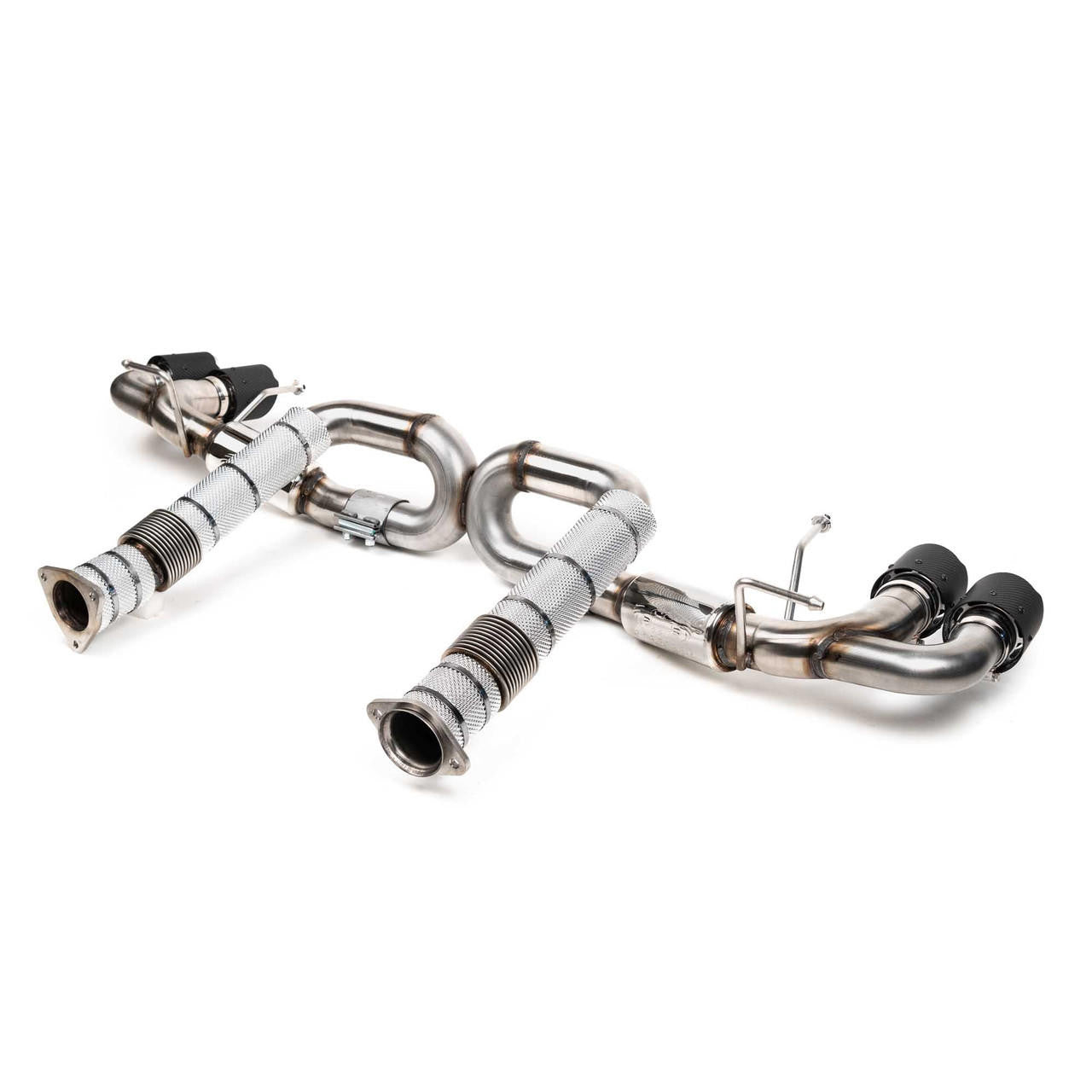 EOS C8 Corvette Stingray Supersport X-Pipe - Dual OVal Polished Stainless Steel