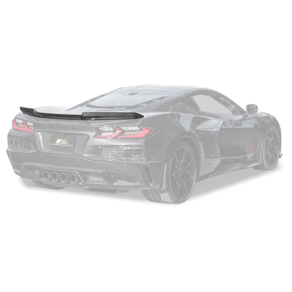 EOS Wicker-Bill Package C8 Corvette - W / Winglet and Carbon Fiber Wickerbill