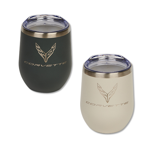 C8 Corvette, Next Generation CECE Thermal Double Wall 18/8 Stainless Steel Thermal Tumbler Size: 12 oz.