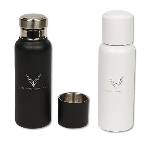 C8 Corvette, Next Generation LODGE Thermal Double Wall 18/8 Stainless Steel Thermal Tumbler Size: 16.9 oz.