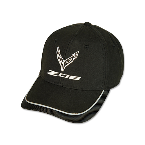 C8 Corvette 2023 Z06 Silver Accented Cap, Hat