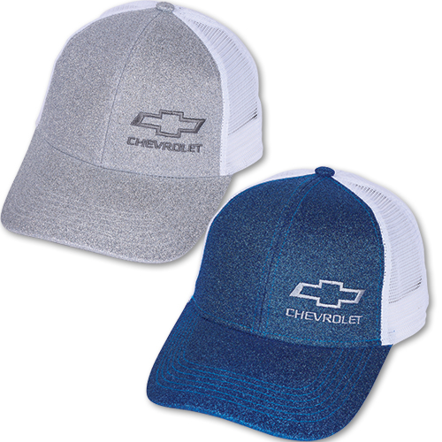 Bowtie Chevrolet Glitter Bomb Trucker Cap