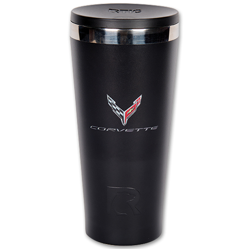 C8 Corvette Cooper Thermal Tumbler, Black