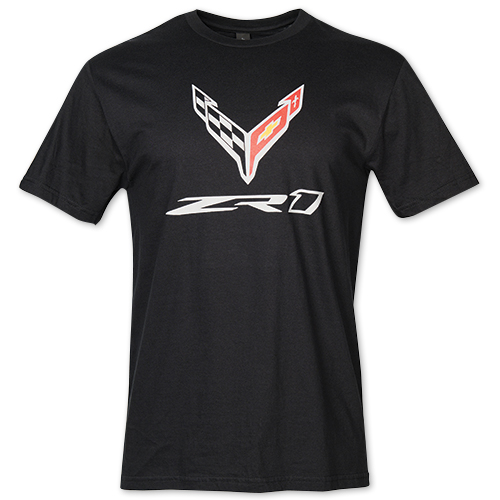 C8 Corvette, Mens Next Generation 2025 Corvette ZR1  FLAG T-SHIRT