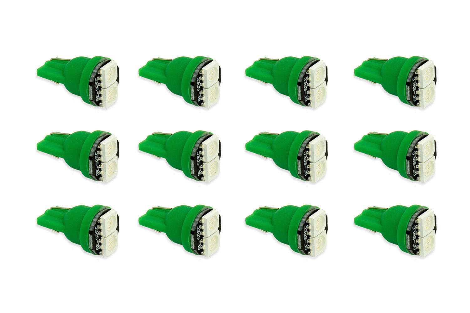 194 LED Bulb SMD2 LED Green Set of 12 Diode Dynamics