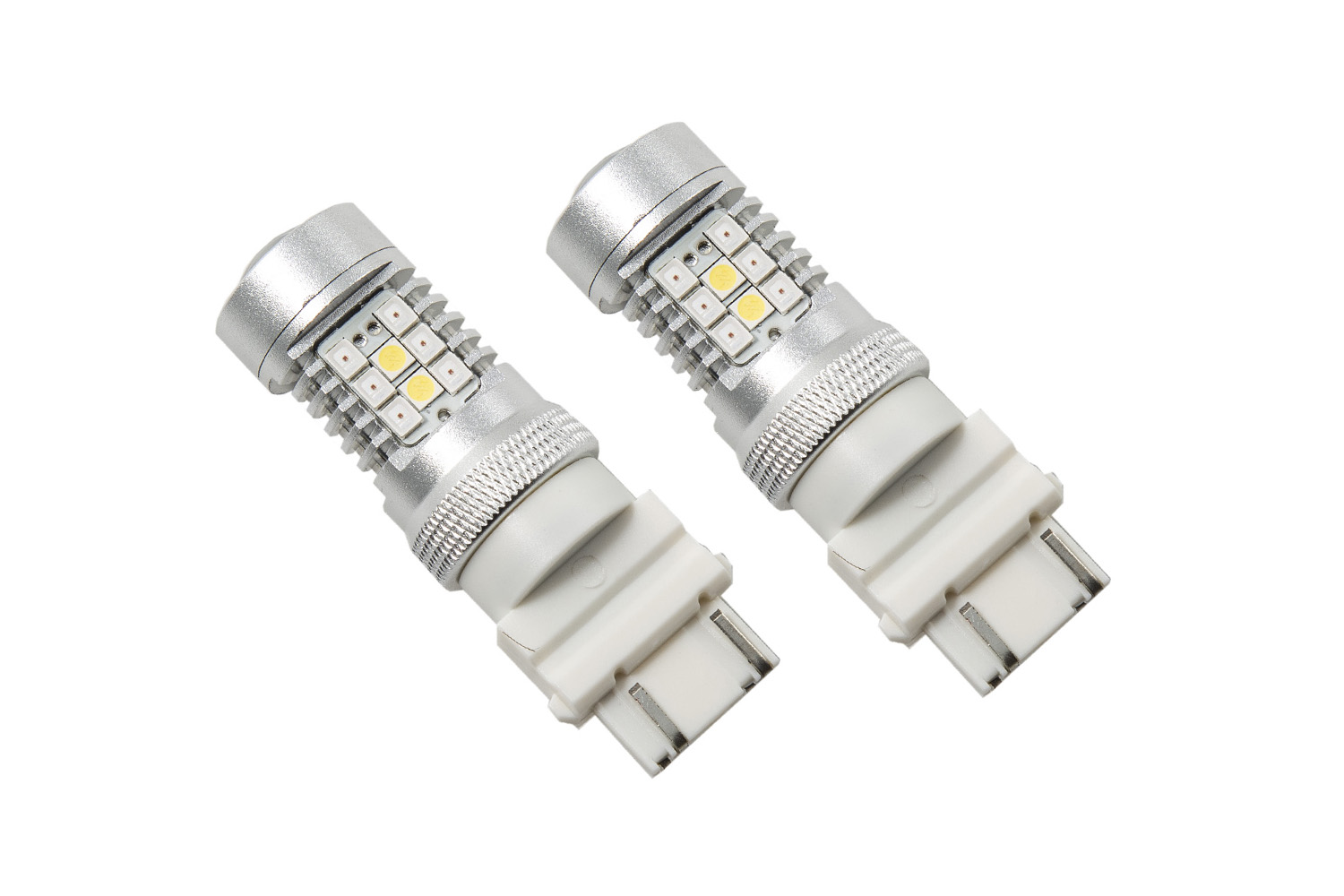 3157 LED Bulb HP24 Dual-Color LED Red White Pair Diode Dynamics