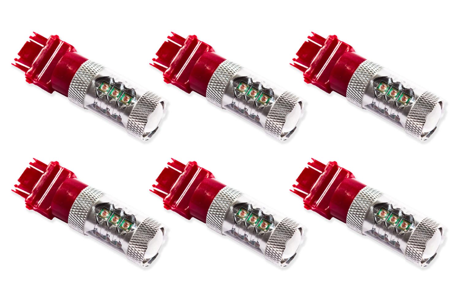 3157 LED Bulb XP80 LED Red Set of 6 Diode Dynamics