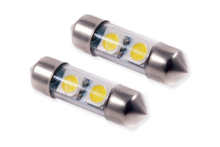 31mm SMF2 LED Bulb Warm White Pair Diode Dynamics