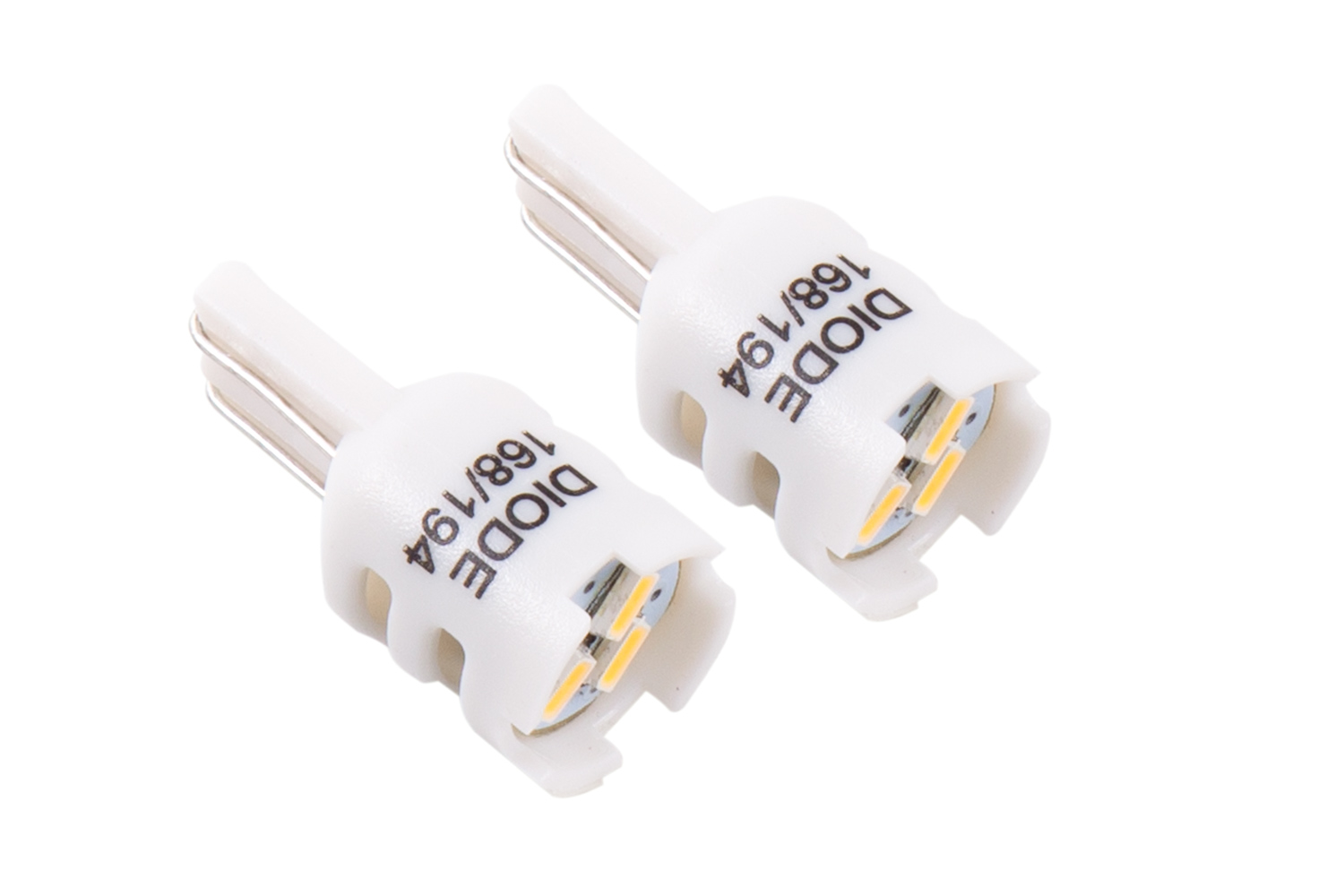 194 LED Bulb HP3 LED Natural White Short Pair Diode Dynamics