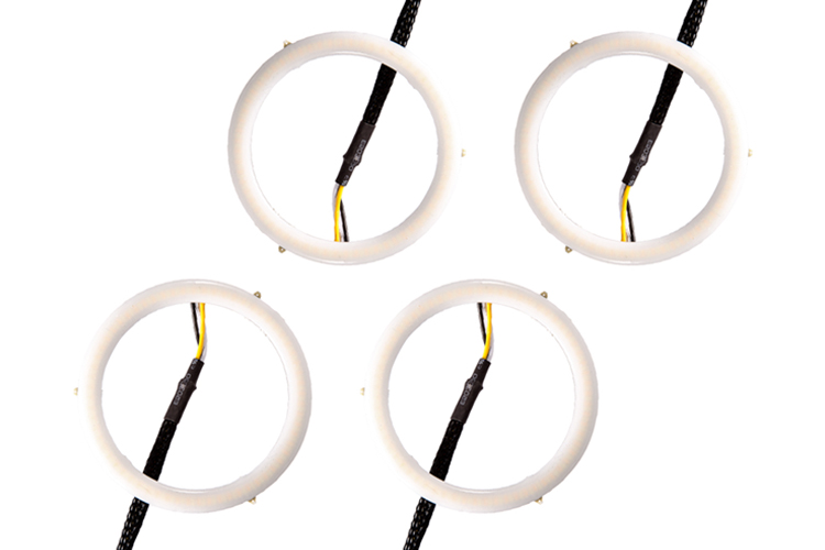 Halo Lights LED 70mm Amber Four Diode Dynamics