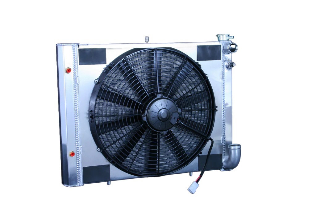 Dewitts Radiator Direct Fit Radiator and Fan - Chevy Corvette 1963-67