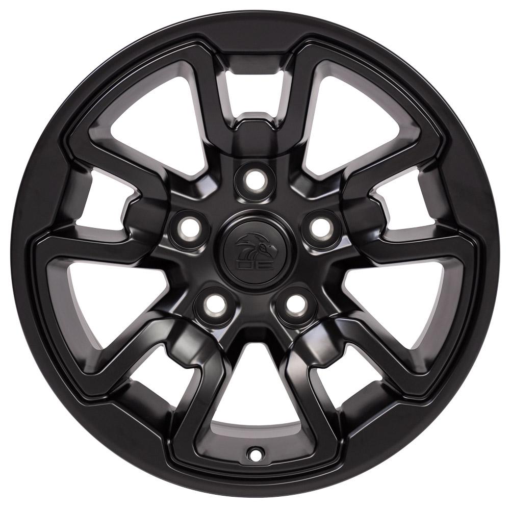 17" Replica Wheel fits Ram 1500 ,  DG55 Satin Black 17x8