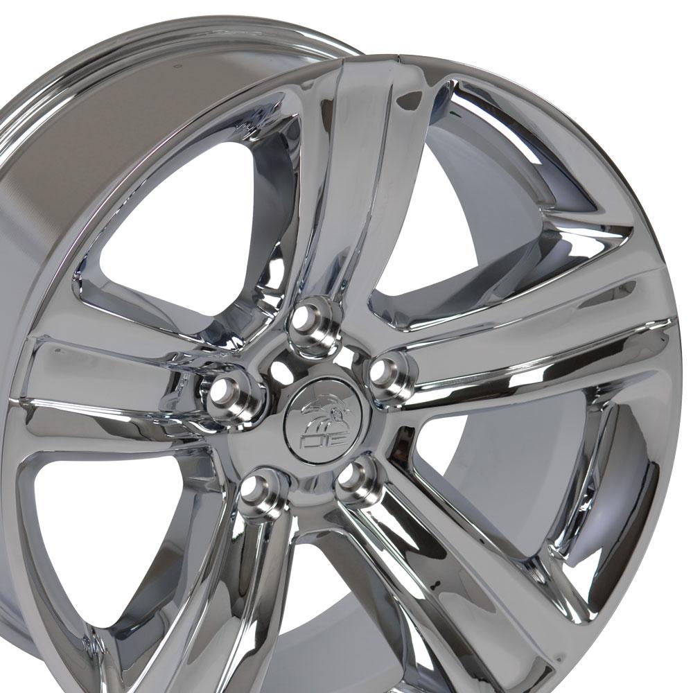 20" Replica Wheel fits Dodge Ram 1500,  DG65 Chrome 20x9