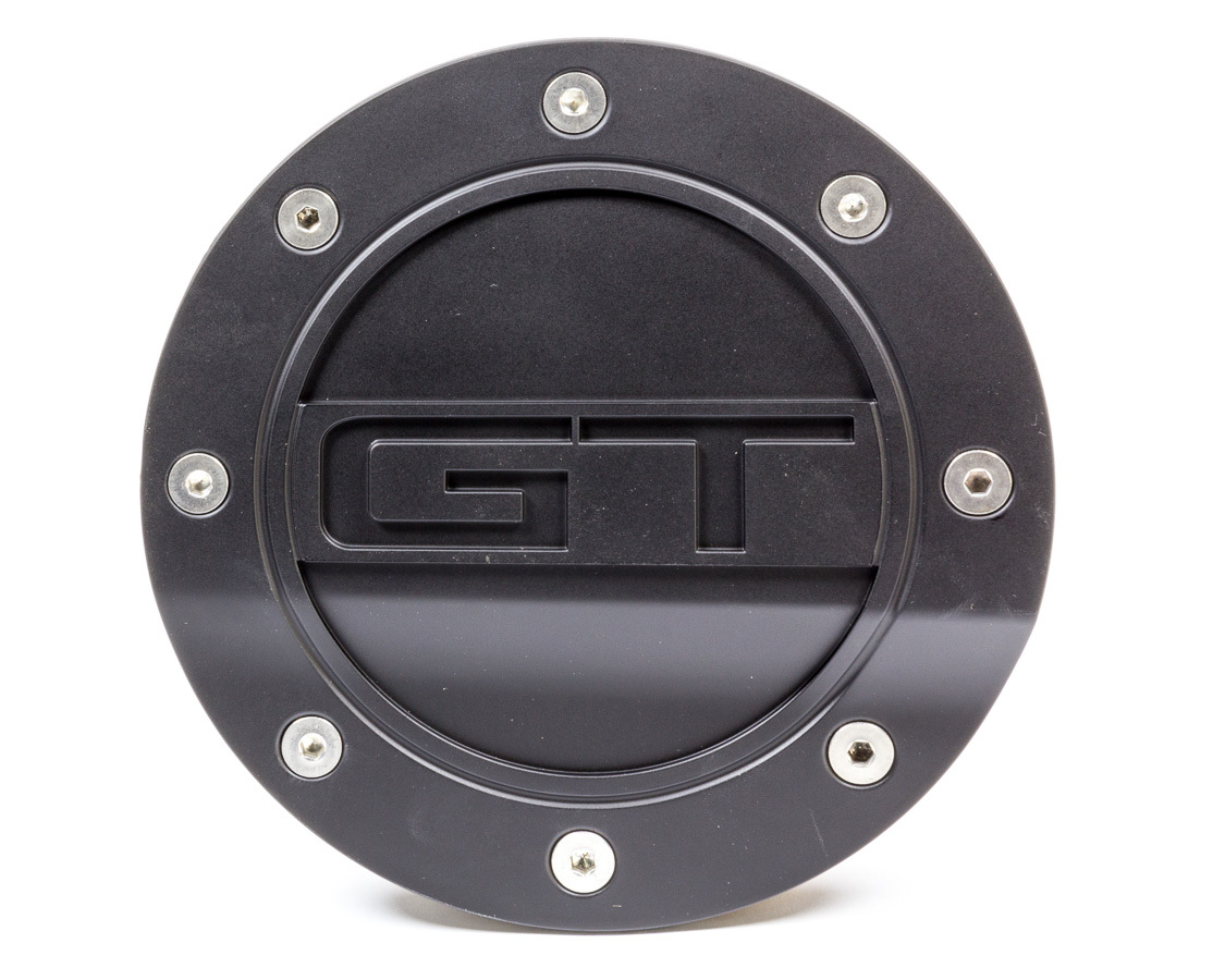 Drake Automotive Fuel Door, GT Logo, Plastic, Black, Ford Mustang 2015-17, Each