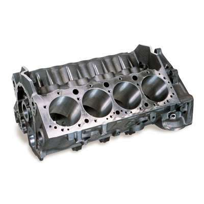 DART Engine, Engine, Little M, Bare Block, 4.125 in Bore, 9.025 Deck, 400 Main, 4-Bolt Main, 2 Piece Seal, Iron, Small Block