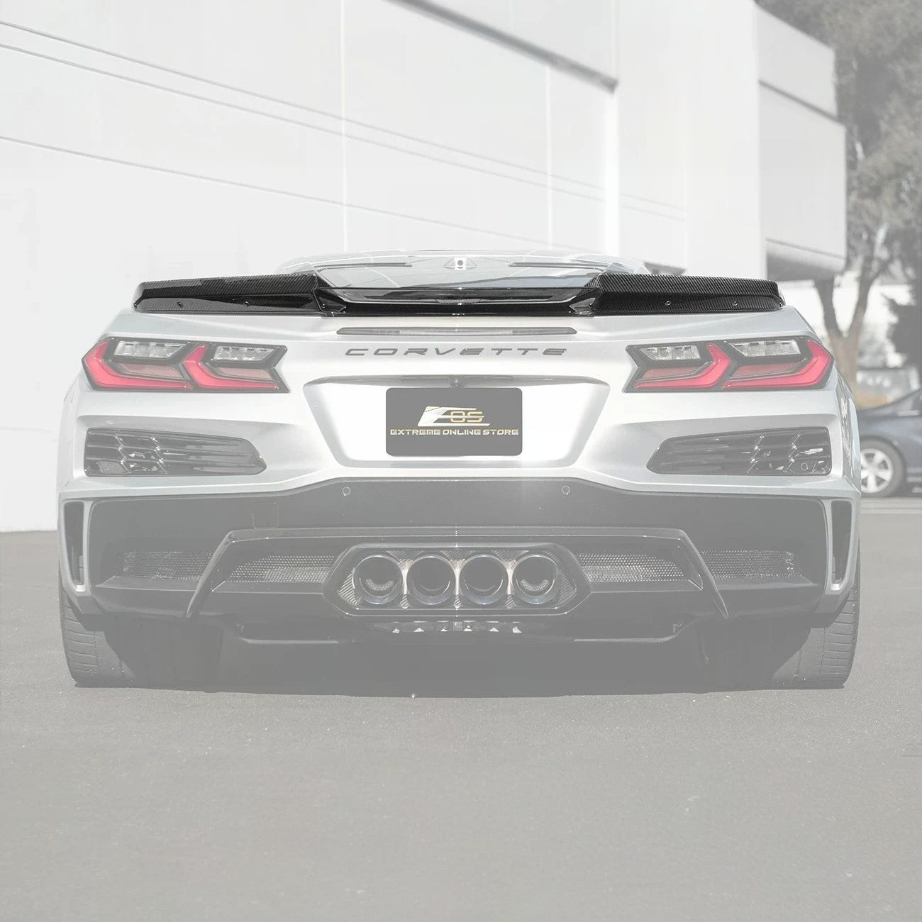 EOS Wicker-Bill Package C8 Corvette - W / Winglet and Light Tinted Wickerbill