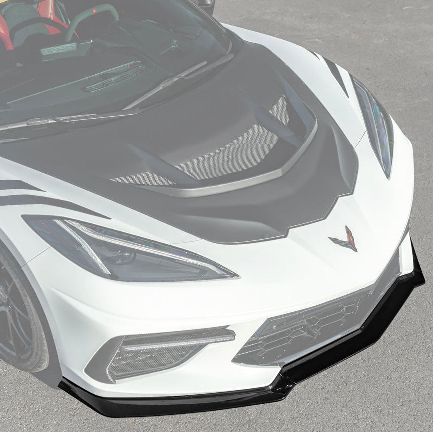 EOS C8 Corvette Stingray Dry Carbon Fiber - Carbon Flash, W/O Side Canards