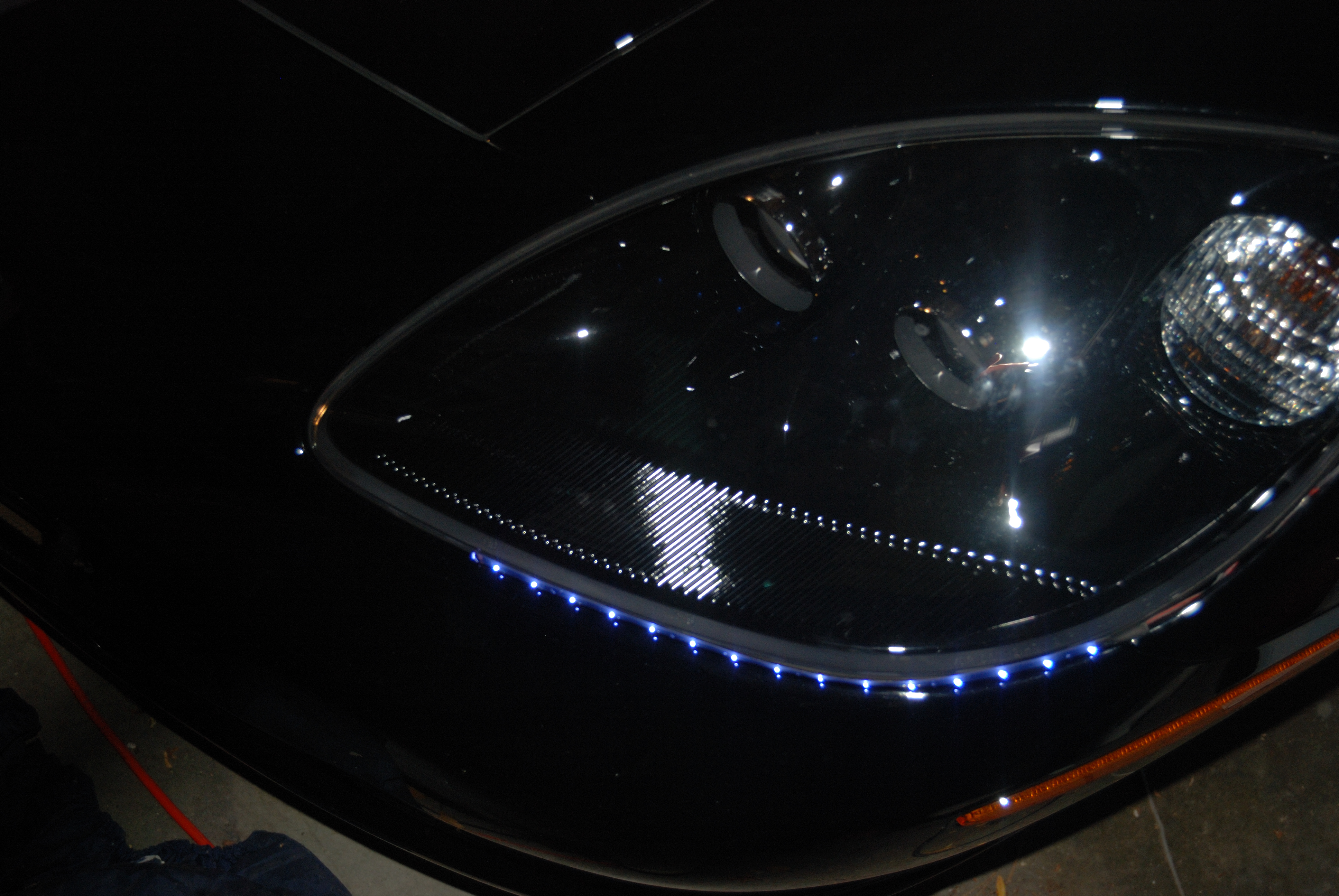 Audi Style LED Headlight Lighting Strips for C6 Corvette Lightning Eyes