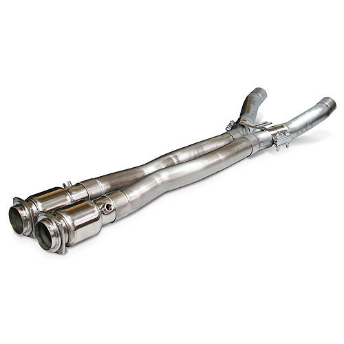 Dynatech Intermediate Pipes, 3" Dia. Stainless, Natural, Chevy Corvette 2014-16, Kit