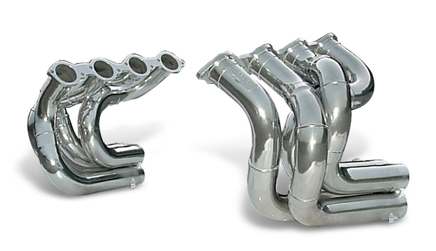 DYNATECH Headers, Drag, 2-1/4" Primary, Collector Required, Steel, Metallic Ceramic, Big Block Chevy, Strut Front/Drags