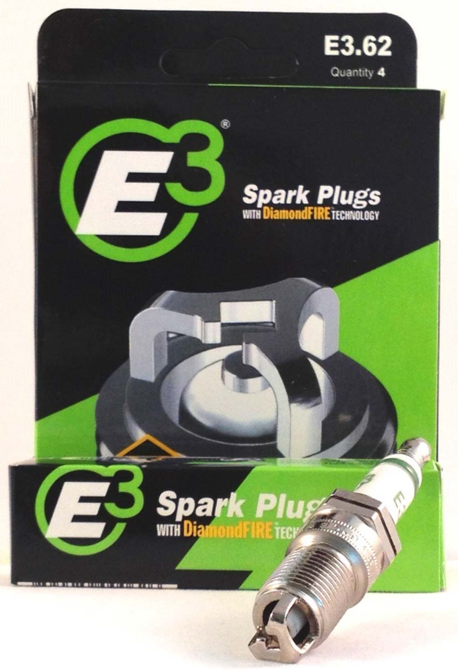 E3 Spark Plugs Spark Plug, Diamond Fire, 14 mm Thread, 0.691" Reach, Tapered Seat, Resistor, Each