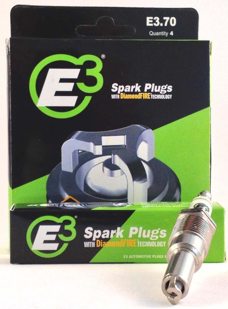 E3 Spark Plugs Spark Plug, Diamond Fire, 16 mm Thread, 0.866" Reach, Tapered Seat, Resistor, Each